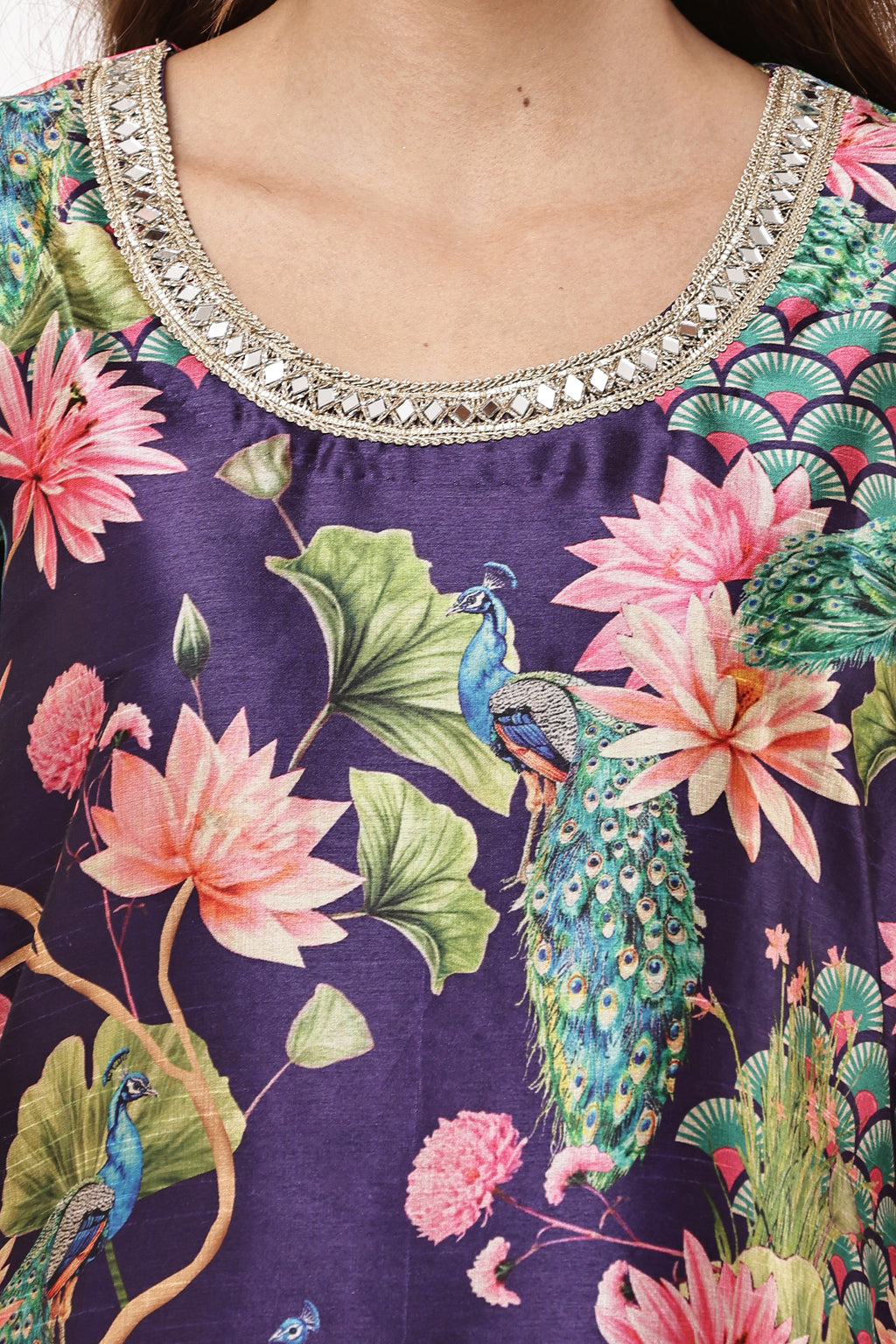 Women Black & Beige Ethnic Motifs Printed Kurta with Palazzos & Dupatta